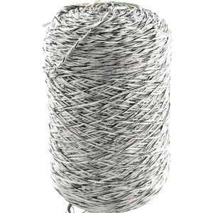 Yarn Cone Speckled Grey Black White 2504g 9g/yd Crafting Knitting Weaving